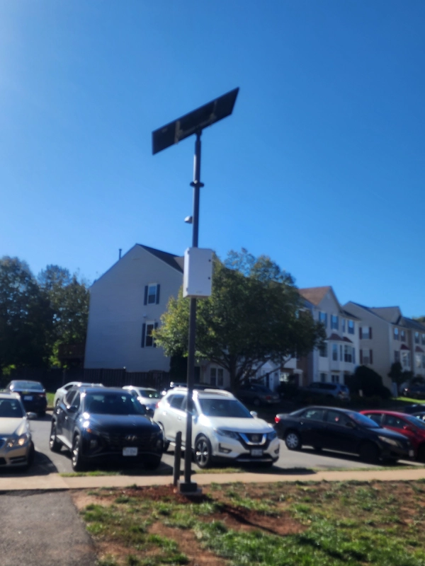 solar street light day