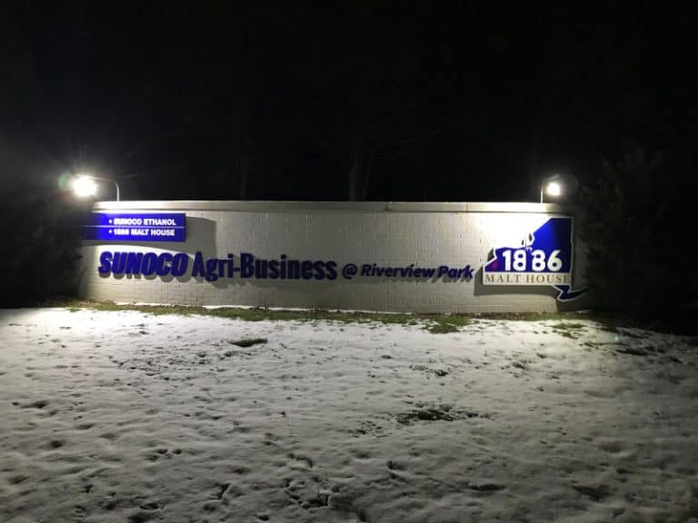 Sunoco Agri-Business Solar sign kit 11 NY